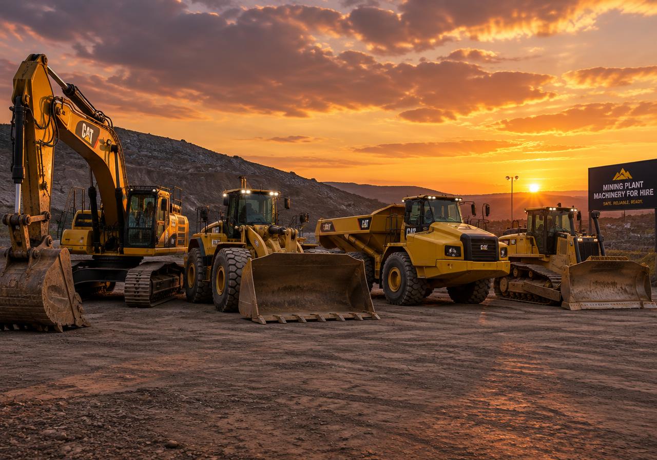 Heavy mining plant available for hire
